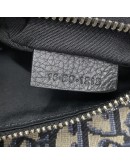 CHRISTIAN DIOR Blue Oblique Saddle Belt Bag – SHW (Receipt Year 2024)