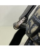 CHRISTIAN DIOR Blue Oblique Saddle Belt Bag – SHW (Receipt Year 2024)