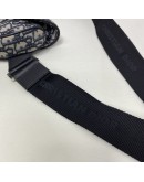 CHRISTIAN DIOR Blue Oblique Saddle Belt Bag – SHW (Receipt Year 2024)