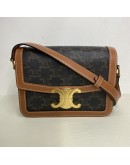 CELINE Teen Triomphe Calfskin Crossbody Bag – GHW (Year 2022)
