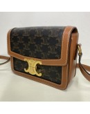 CELINE Teen Triomphe Calfskin Crossbody Bag – GHW (Year 2022)