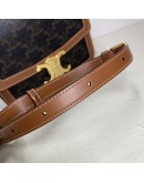 CELINE Teen Triomphe Calfskin Crossbody Bag – GHW (Year 2022)