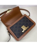 CELINE Teen Triomphe Calfskin Crossbody Bag – GHW (Year 2022)
