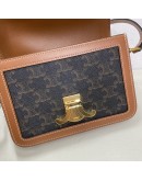 CELINE Teen Triomphe Calfskin Crossbody Bag – GHW (Year 2022)