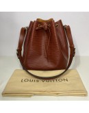 LOUIS VUITTON Petit Noe in Brown Kenyan Fawn Epi Leather – GHW (Year 2005)