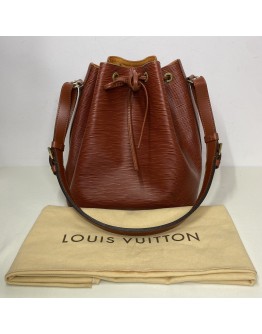 LOUIS VUITTON Petit Noe in Brown Kenyan Fawn Epi Leather – GHW (Year 2005)