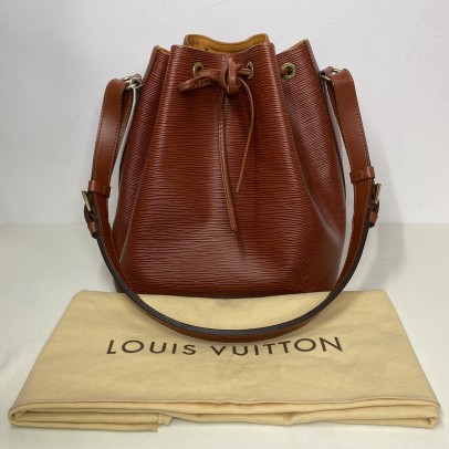 LOUIS VUITTON Petit Noe in Brown Kenyan Fawn Epi Leather – GHW (Year 2005)