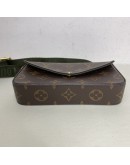 LOUIS VUITTON Monogram Felicie Strap & Go Pochette with Khaki Shoulder Strap – GHW (Year 2021)
