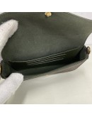 LOUIS VUITTON Monogram Felicie Strap & Go Pochette with Khaki Shoulder Strap – GHW (Year 2021)