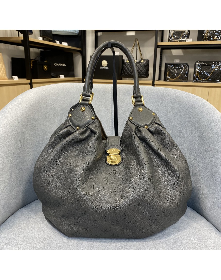 Louis Vuitton Gris Perle Monogram Mahina Leather Stellar PM Bag