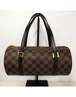 LOUIS VUITTON Damier Ebene Papillon 26 Handbag - GHW (Year 2005)