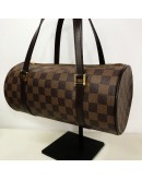 LOUIS VUITTON Damier Ebene Papillon 26 Handbag - GHW (Year 2005)
