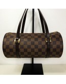 LOUIS VUITTON Damier Ebene Papillon 26 Handbag - GHW (Year 2005)