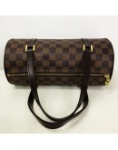 LOUIS VUITTON Damier Ebene Papillon 26 Handbag - GHW (Year 2005)