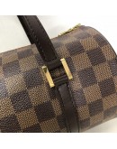 LOUIS VUITTON Damier Ebene Papillon 26 Handbag - GHW (Year 2005)