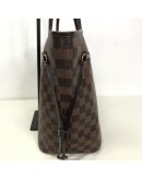 LOUIS VUITTON Damier Ebene Neverfull MM Tote Bag in Red Inner Lining – GHW (Year 2012)