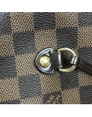 LOUIS VUITTON Damier Ebene Neverfull MM Tote Bag in Red Inner Lining – GHW (Year 2012)