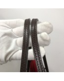 LOUIS VUITTON Damier Ebene Neverfull MM Tote Bag in Red Inner Lining – GHW (Year 2012)