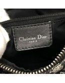 CHRISTIAN DIOR Black Trotter Canvas Mini Boston Bag 20 – SHW