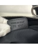 CHRISTIAN DIOR Black Trotter Canvas Mini Boston Bag 20 – SHW