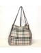 BURBERRY Canterbury House Check Shoulder Tote Bag in Pink/Beige