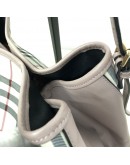 BURBERRY Canterbury House Check Shoulder Tote Bag in Pink/Beige