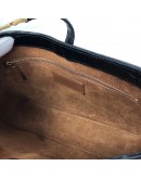 YVES SAINT LAURENT LE 5 A 7 Hobo in Black Crocodile Embossed Shiny Leather – GHW