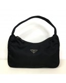 PRADA Nylon Tessuto Sport Nero Mini Hobo Bag