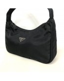 PRADA Nylon Tessuto Sport Nero Mini Hobo Bag