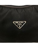 PRADA Nylon Tessuto Sport Nero Mini Hobo Bag