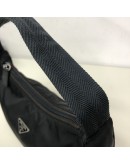 PRADA Nylon Tessuto Sport Nero Mini Hobo Bag