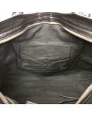 BALENCIAGA Medium Classic City Handbag with Shoulder Strap in Black Arena Lambskin – GHW (Recoloured)