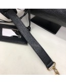 BALENCIAGA Medium Classic City Handbag with Shoulder Strap in Black Arena Lambskin – GHW (Recoloured)