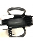 YVES SAINT LAURENT Sac De Jour Handbag with Shoulder Strap in Black Crocodile Embossed Leather – SHW