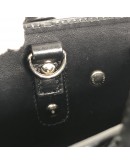 YVES SAINT LAURENT Sac De Jour Handbag with Shoulder Strap in Black Crocodile Embossed Leather – SHW