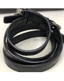 YVES SAINT LAURENT Sac De Jour Handbag with Shoulder Strap in Black Crocodile Embossed Leather – SHW