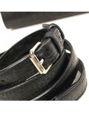 YVES SAINT LAURENT Sac De Jour Handbag with Shoulder Strap in Black Crocodile Embossed Leather – SHW