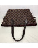 LOUIS VUITTON Damier Ebene Neverfull PM Tote Bag in Red Inner Lining – GHW (Year 2011)