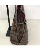 LOUIS VUITTON Damier Ebene Neverfull PM Tote Bag in Red Inner Lining – GHW (Year 2011)