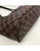 LOUIS VUITTON Damier Ebene Neverfull PM Tote Bag in Red Inner Lining – GHW (Year 2011)