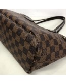 LOUIS VUITTON Damier Ebene Neverfull PM Tote Bag in Red Inner Lining – GHW (Year 2011)