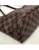LOUIS VUITTON Damier Ebene Neverfull PM Tote Bag in Red Inner Lining – GHW (Year 2011)