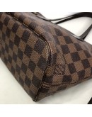 LOUIS VUITTON Damier Ebene Neverfull PM Tote Bag in Red Inner Lining – GHW (Year 2011)