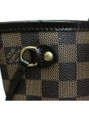 LOUIS VUITTON Damier Ebene Neverfull PM Tote Bag in Red Inner Lining – GHW (Year 2011)