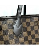 LOUIS VUITTON Damier Ebene Neverfull PM Tote Bag in Red Inner Lining – GHW (Year 2011)