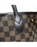 LOUIS VUITTON Damier Ebene Neverfull PM Tote Bag in Red Inner Lining – GHW (Year 2011)