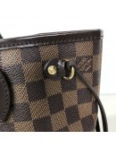 LOUIS VUITTON Damier Ebene Neverfull PM Tote Bag in Red Inner Lining – GHW (Year 2011)