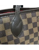 LOUIS VUITTON Damier Ebene Neverfull PM Tote Bag in Red Inner Lining – GHW (Year 2011)