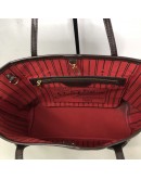 LOUIS VUITTON Damier Ebene Neverfull PM Tote Bag in Red Inner Lining – GHW (Year 2011)