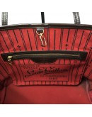 LOUIS VUITTON Damier Ebene Neverfull PM Tote Bag in Red Inner Lining – GHW (Year 2011)